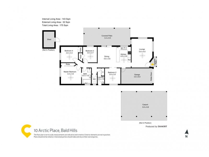 10 Arctic Place, Bald Hills QLD 4036 Floorplan