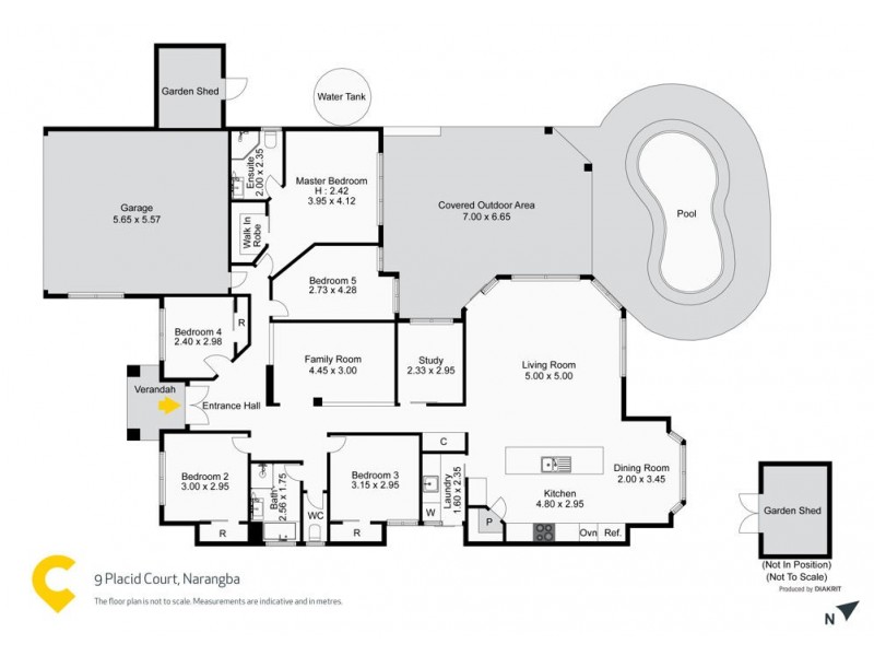 9 Placid Court, Narangba QLD 4504 Floorplan