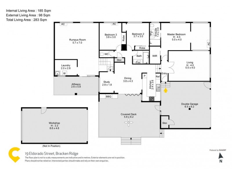 19 Eldorado Street, Bracken Ridge QLD 4017 Floorplan