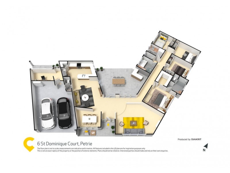 6 St Dominique Court, Petrie QLD 4502 Floorplan