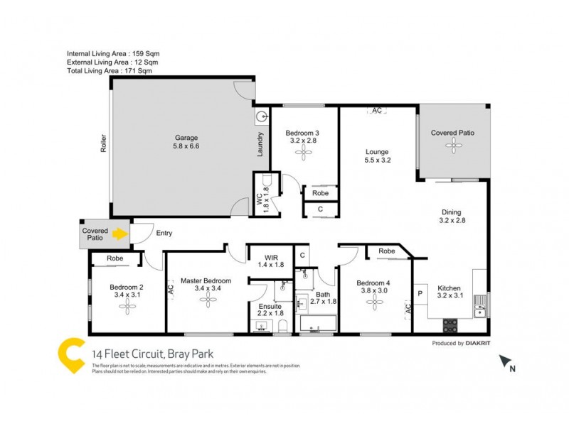 14 Fleet Circuit, Bray Park QLD 4500 Floorplan