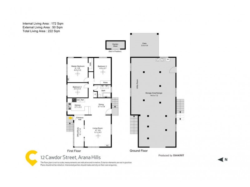 12 Cawdor Street, Arana Hills QLD 4054 Floorplan