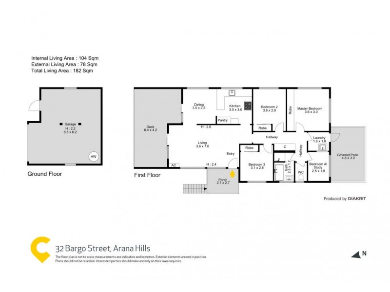 32 Bargo Street, Arana Hills QLD 4054 Floorplan