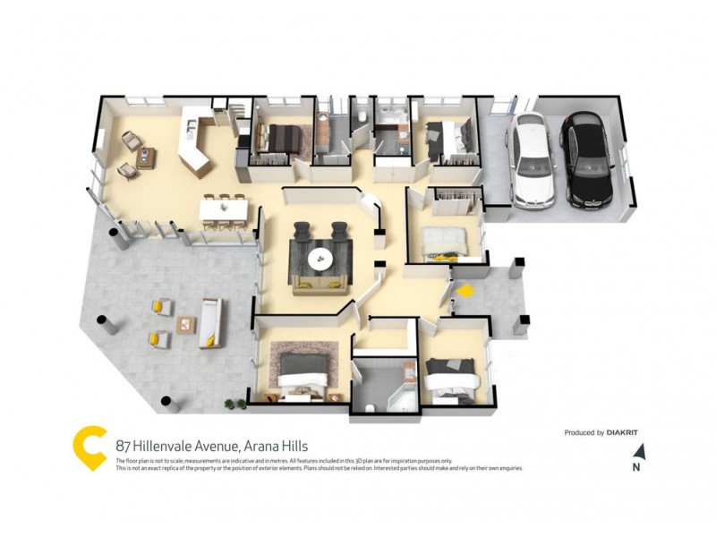 87 Hillenvale Avenue, Arana Hills QLD 4054 Floorplan