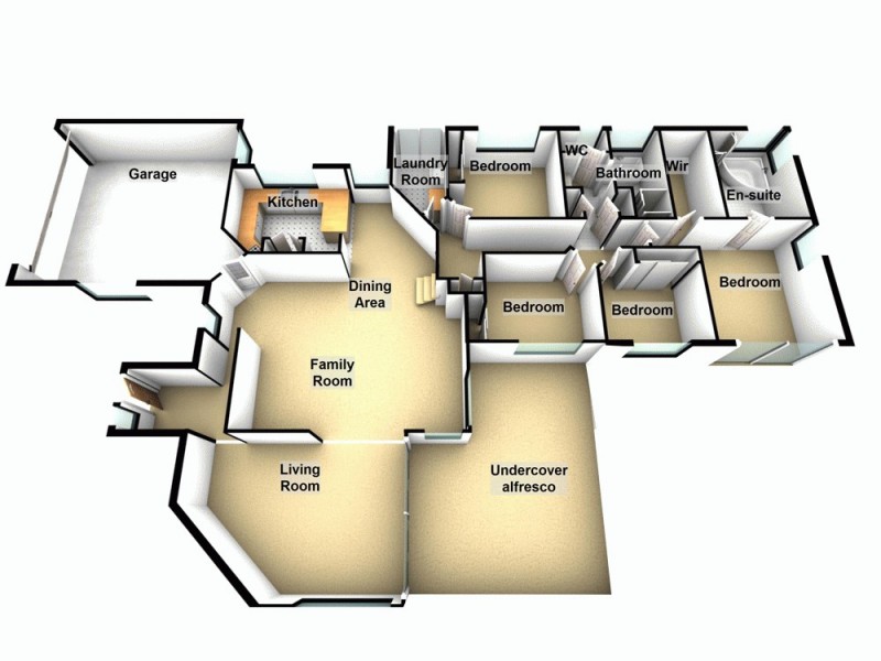 9 Reginald Avenue, Arana Hills QLD 4054 Floorplan