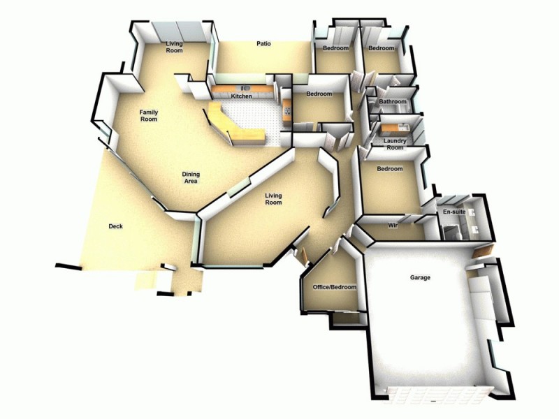 2 Bunya Lake Court, Bunya QLD 4055 Floorplan