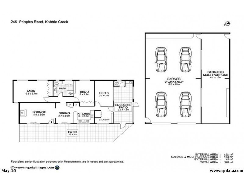 245 Pringles Road, Kobble Creek QLD 4520 Floorplan