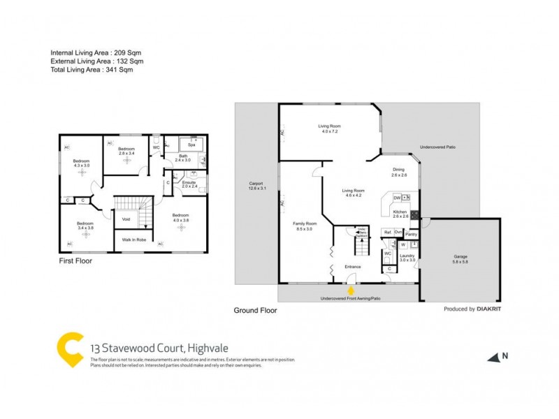 13 Stavewood Court, Highvale QLD 4520 Floorplan