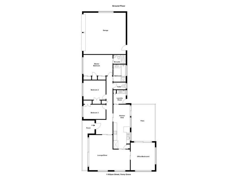 1 Killyon Street, Ferny Grove QLD 4055 Floorplan