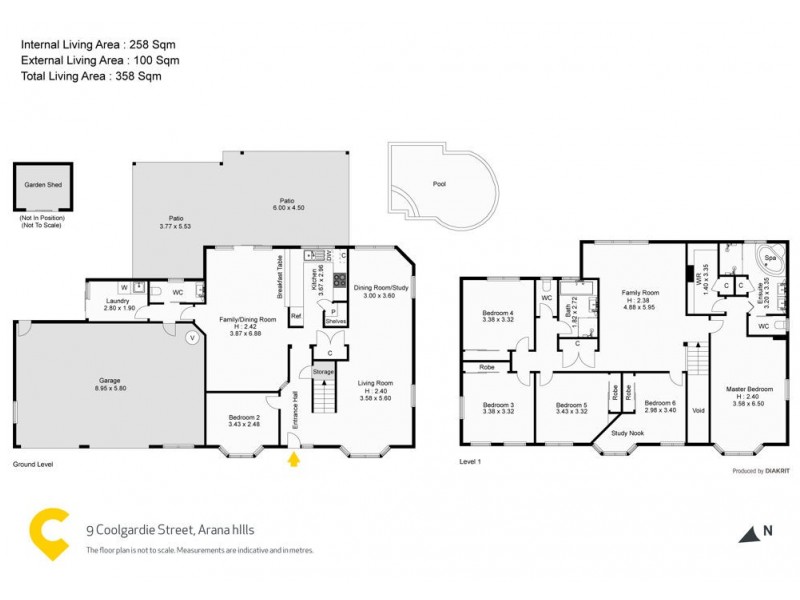 9 Coolgardie Court, Arana Hills QLD 4054 Floorplan
