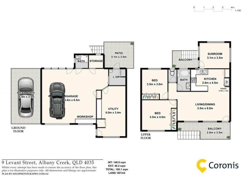 9 Levant Street, Albany Creek QLD 4035 Floorplan
