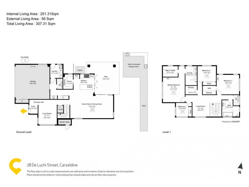 28 De Luchi Street, Carseldine QLD 4034 Floorplan