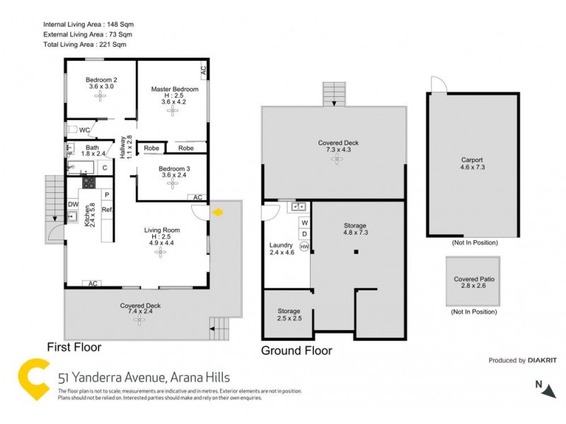 51 Yanderra Avenue, Arana Hills QLD 4054 Floorplan
