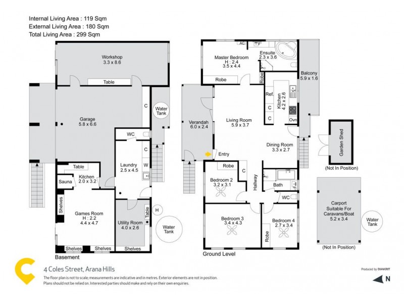 4 Coles Street, Arana Hills QLD 4054 Floorplan