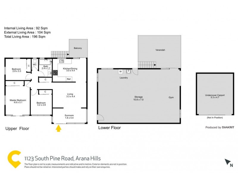 1123 South Pine Road, Arana Hills QLD 4054 Floorplan