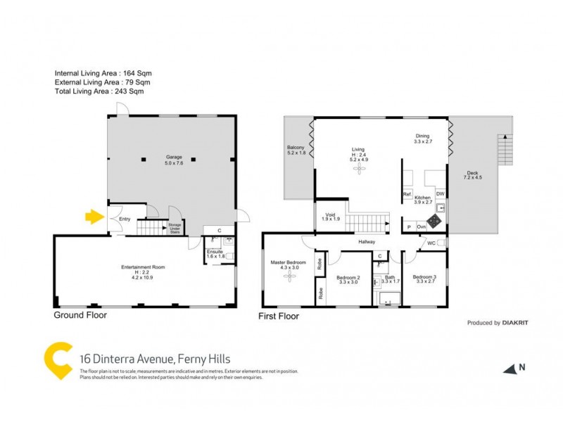 16 Dinterra Avenue, Ferny Hills QLD 4055 Floorplan