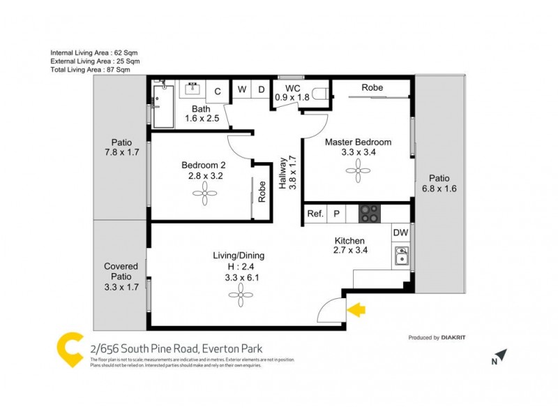 2/656 South Pine Road, Everton Park QLD 4053 Floorplan