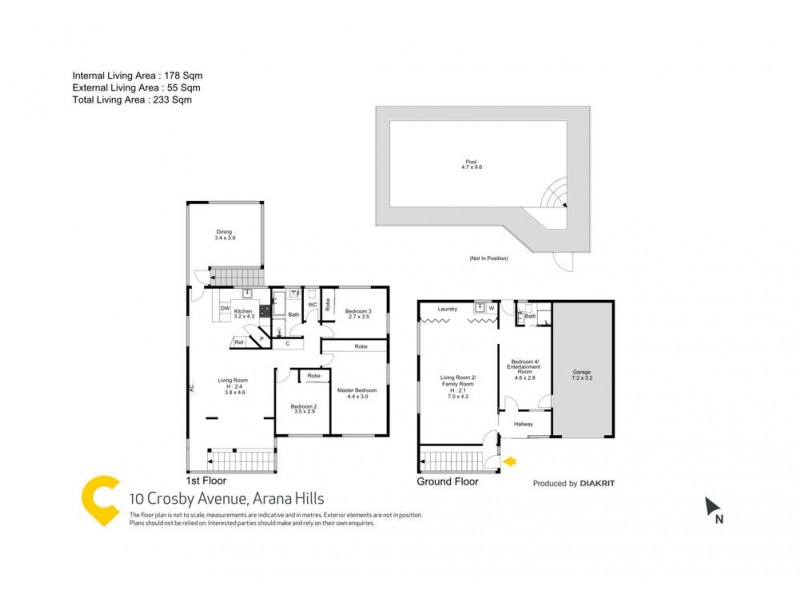 10 Crosby Avenue, Arana Hills QLD 4054 Floorplan