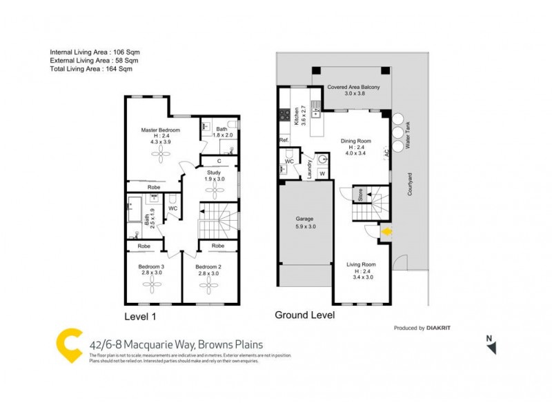 42/6-8 Macquarie Way, Browns Plains QLD 4118 Floorplan