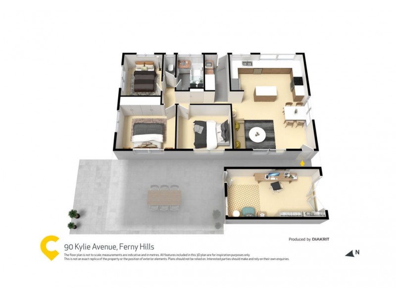 90 Kylie Avenue, Ferny Hills QLD 4055 Floorplan