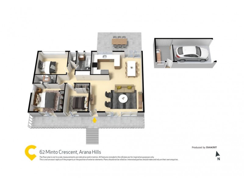 62 Minto Crescent, Arana Hills QLD 4054 Floorplan