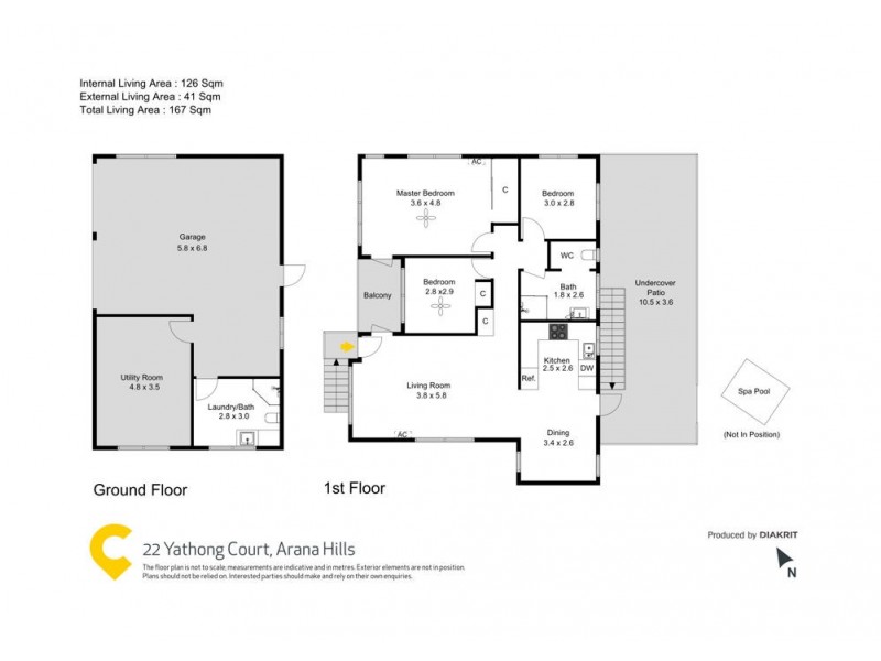 22 Yathong Court, Arana Hills QLD 4054 Floorplan