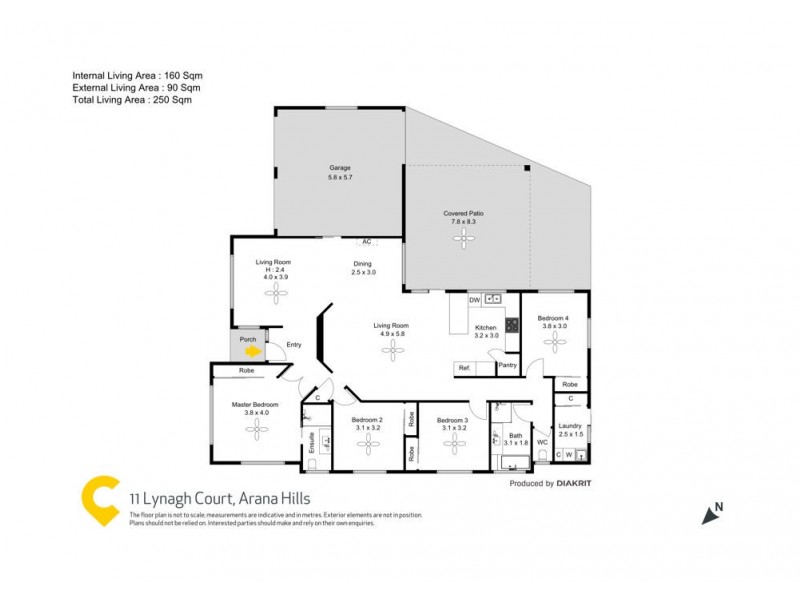 11 Lynagh Court, Arana Hills QLD 4054 Floorplan