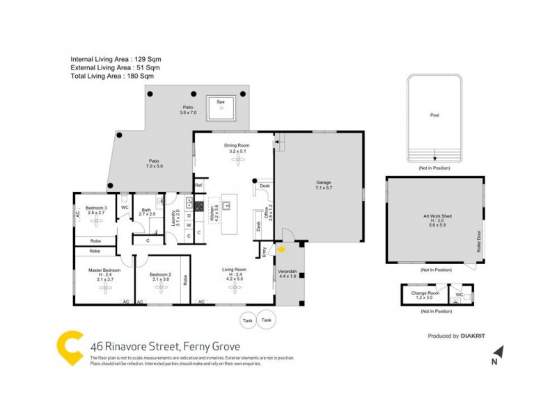 46 Rinavore Street, Ferny Grove QLD 4055 Floorplan