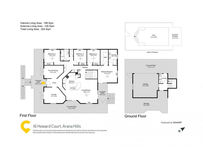 16 Howard Court, Arana Hills QLD 4054 Floorplan