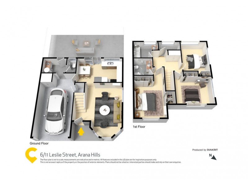 6/11 Leslie Street, Arana Hills QLD 4054 Floorplan