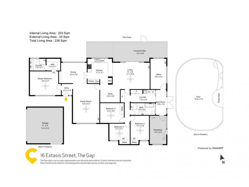 16 Extasis Street, The Gap QLD 4061 Floorplan