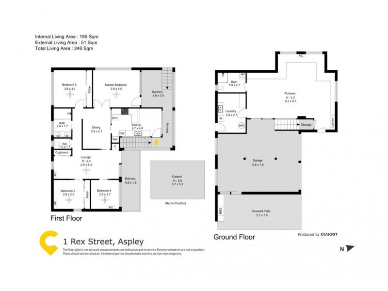 1 Rex Street, Aspley QLD 4034 Floorplan