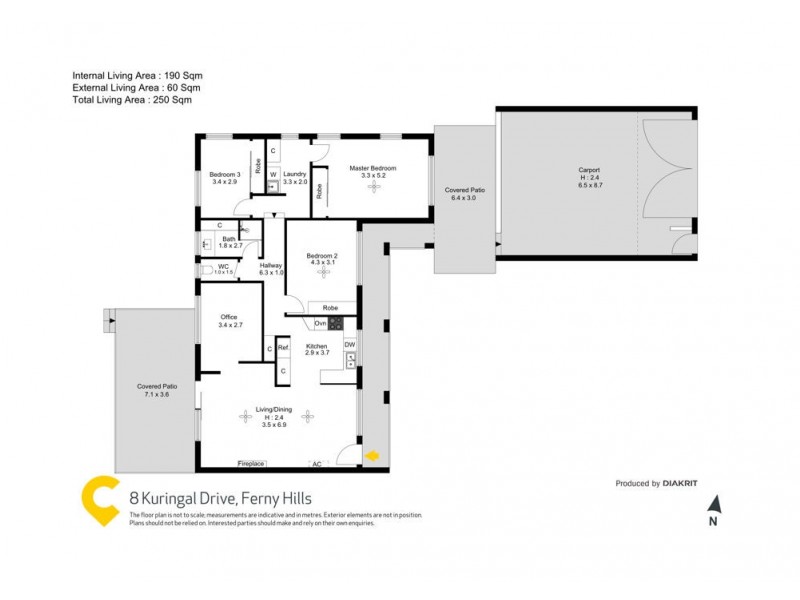 8 Kuringal Drive, Ferny Hills QLD 4055 Floorplan
