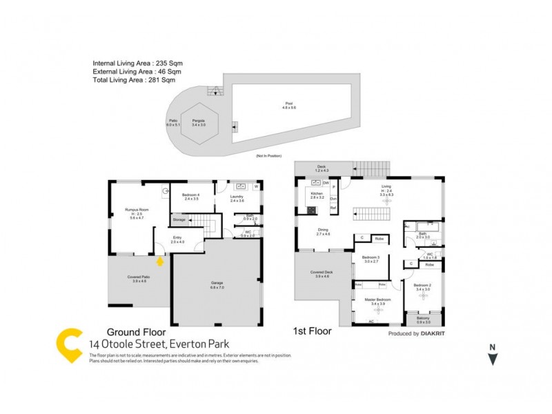 14 O’Toole St, Everton Park QLD 4053 Floorplan