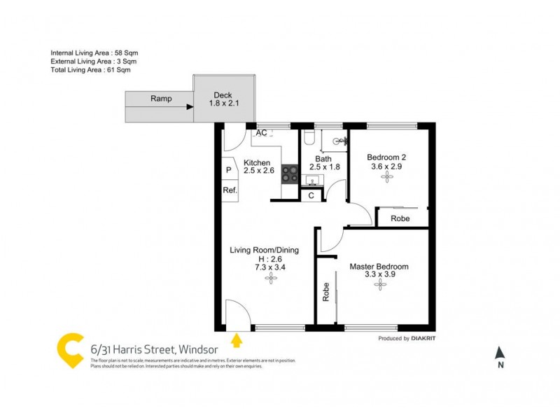 6/31 Harris Street, Windsor QLD 4030 Floorplan