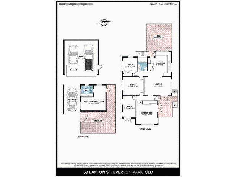 58 Barton Street, Everton Park QLD 4053 Floorplan