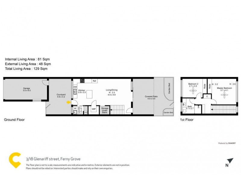 3/18 Glenariff  Street, Ferny Grove QLD 4055 Floorplan