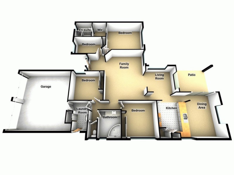 1 Caswell Place, Arana Hills QLD 4054 Floorplan