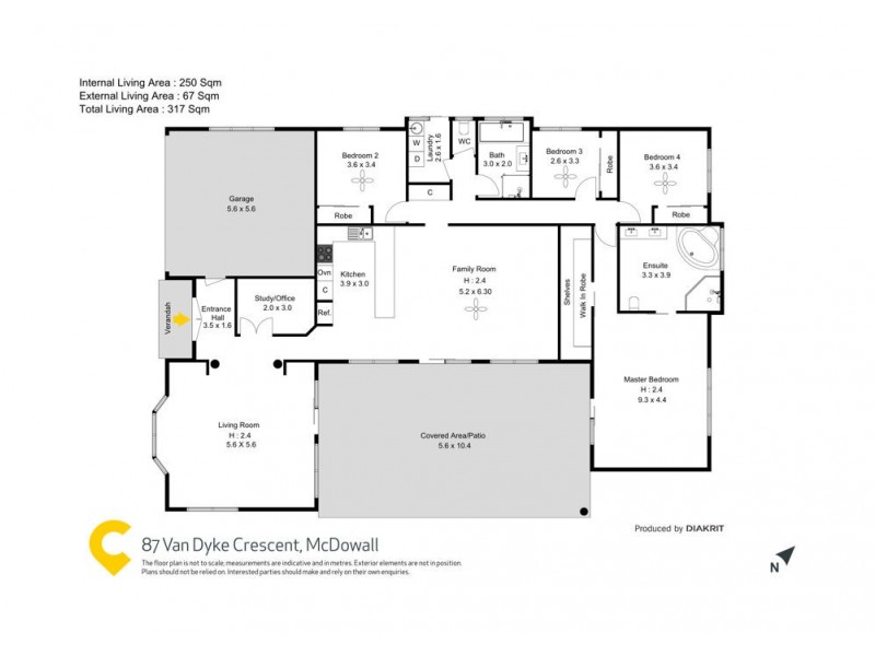 87 Van Dyke Crescent, Mcdowall QLD 4053 Floorplan