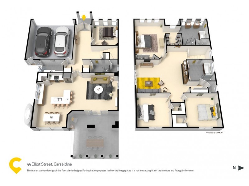 55 Elliot Street, Carseldine QLD 4034 Floorplan