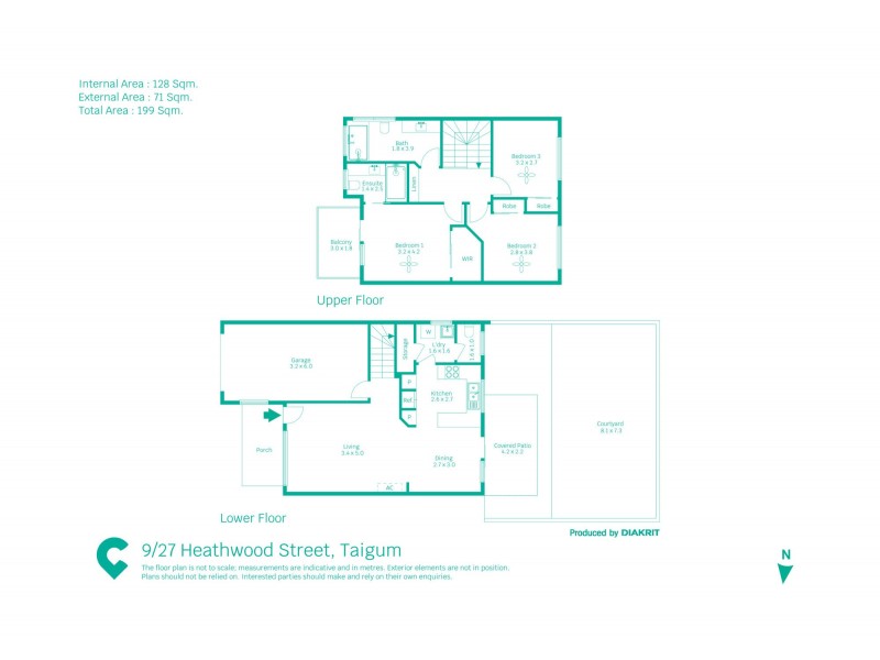 9/27 Heathwood Street, Taigum QLD 4018 Floorplan