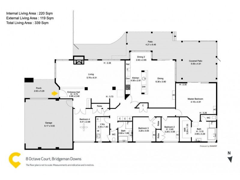 8 Octave Court, Bridgeman Downs QLD 4035 Floorplan