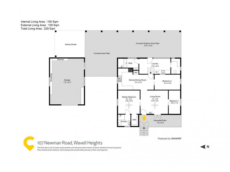 107 Newman Road, Wavell Heights QLD 4012 Floorplan