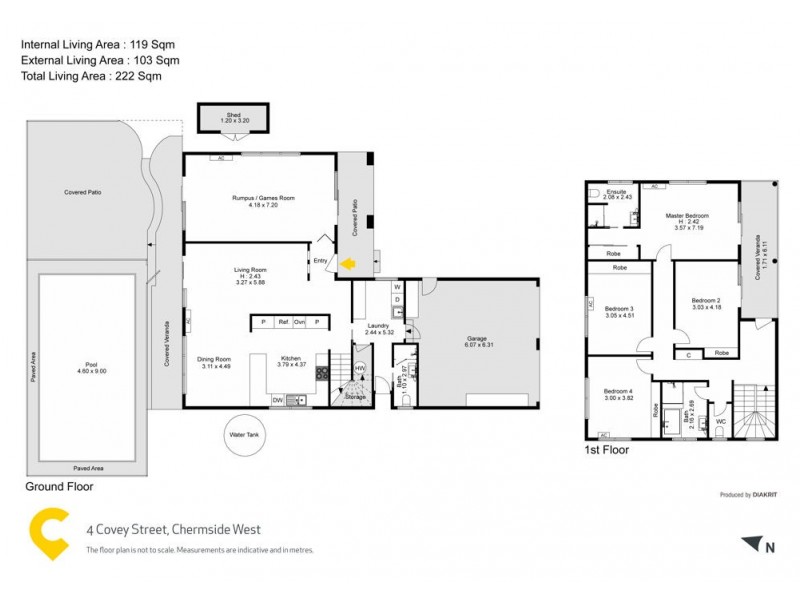 4 Covey Street, Chermside West QLD 4032 Floorplan