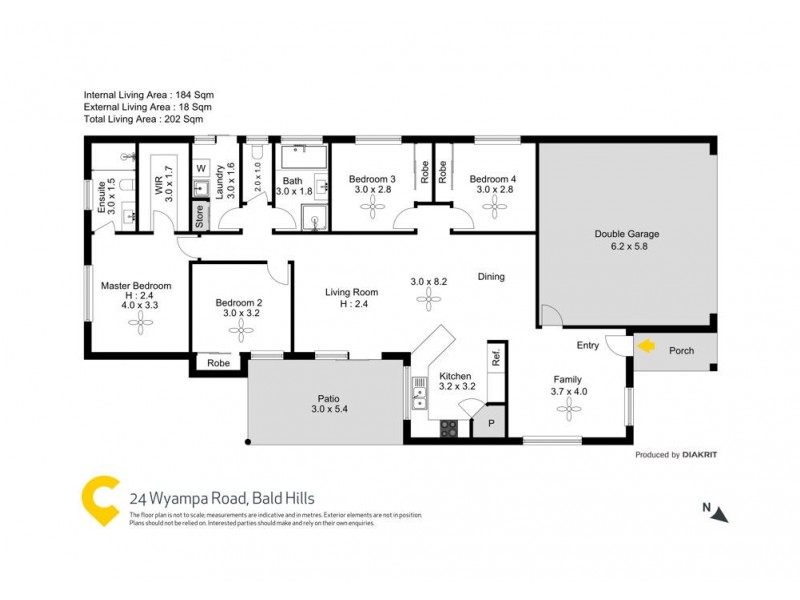 24 Wyampa Road, Bald Hills QLD 4036 Floorplan