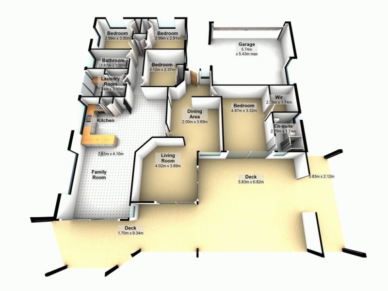 34 Daniel Drive, Albany Creek QLD 4035 Floorplan