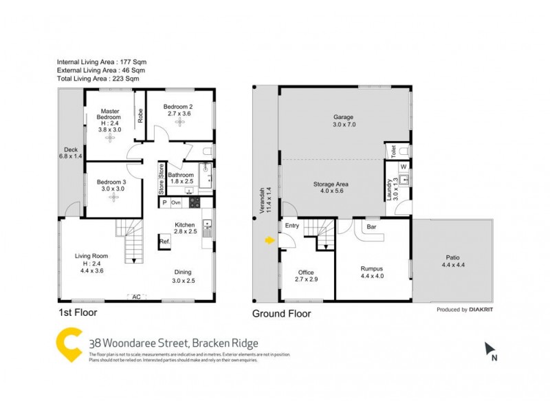38 Woondaree Street, Bracken Ridge QLD 4017 Floorplan