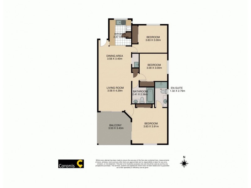 3/35 Hall Street, Chermside QLD 4032 Floorplan