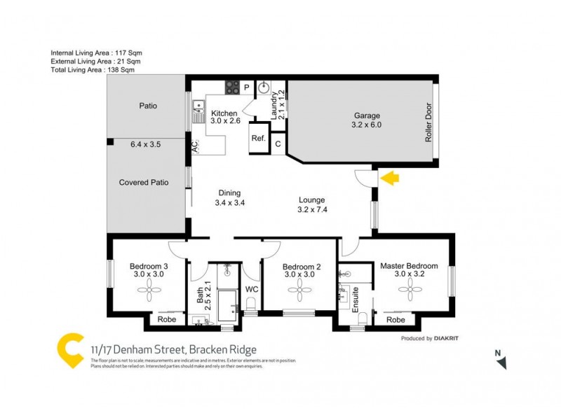 11/17 Denham Street, Bracken Ridge QLD 4017 Floorplan