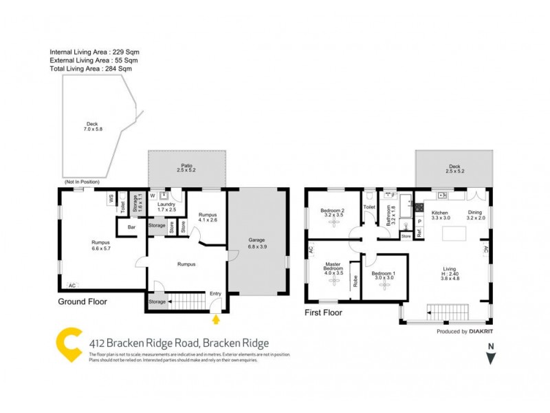 412 Bracken Ridge Road, Bracken Ridge QLD 4017 Floorplan